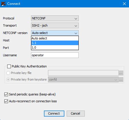 mg soft browser test a netconf connection|netconf client gui.